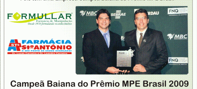 Nova associada da Multmais é campeã baiana do Prêmio MPE Brasil